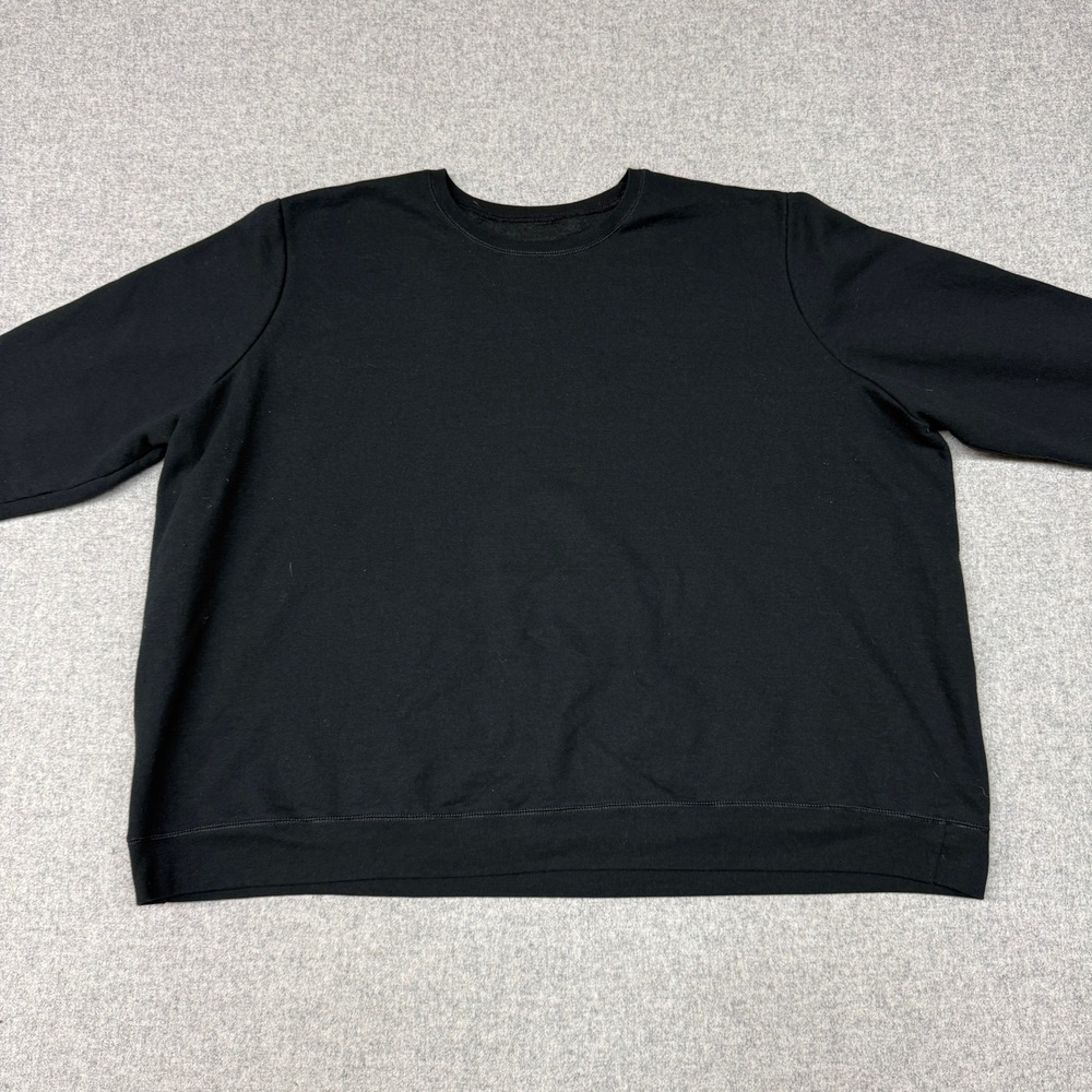 Just My Size | Sweatshirt | 4X | Black | ComfortBlend EcoSmart Fleece Crewneck